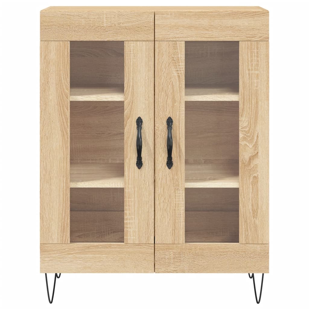 Highboard Sonoma Oak 69.5x34x180 cm Engineered Wood